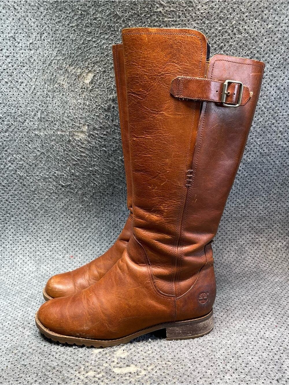 Timberland Banfield Talk Waterproof Riding Boots Size 7.5 Women’s